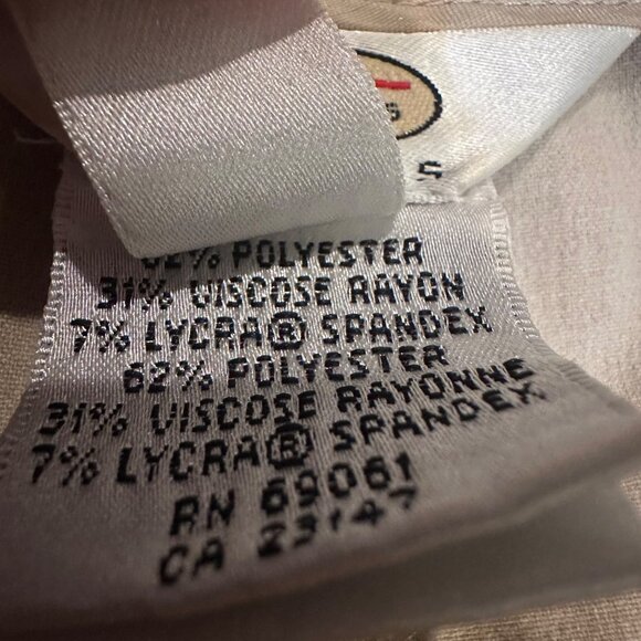 TALBOTS WOMENS SIZE 10 TAN WIDE LEG PANTS STRETCH - Picture 7 of 9